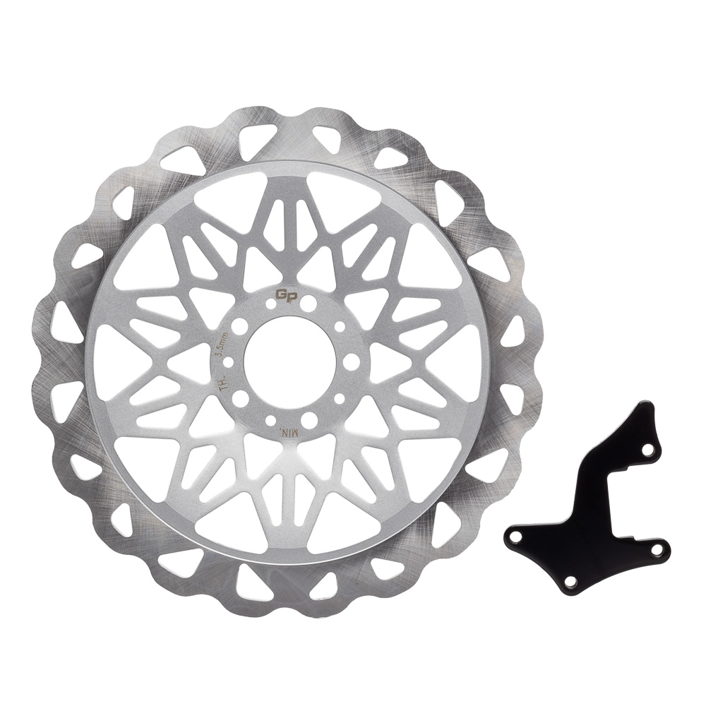 Disco Freio Dianteiro GP7 CG 150 04/08 Prata 320MM Oversize