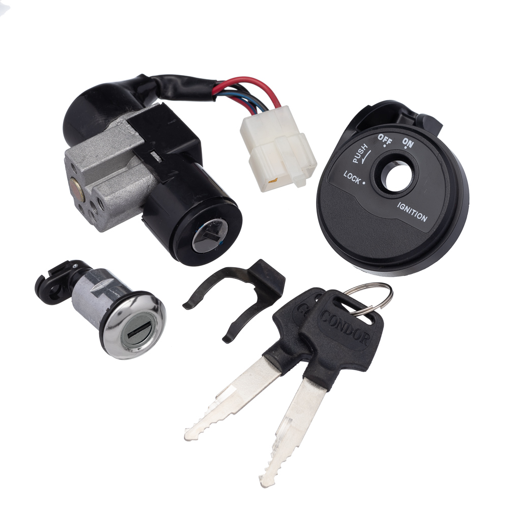 Chave Ignição (KIT Conjunto Travas) CONDOR BIZ 110 I 16/17