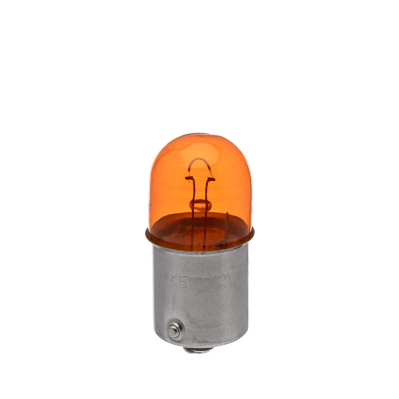 Lâmpada Pisca KEISI 12V 10W CG 125 Base Ferro Amarela