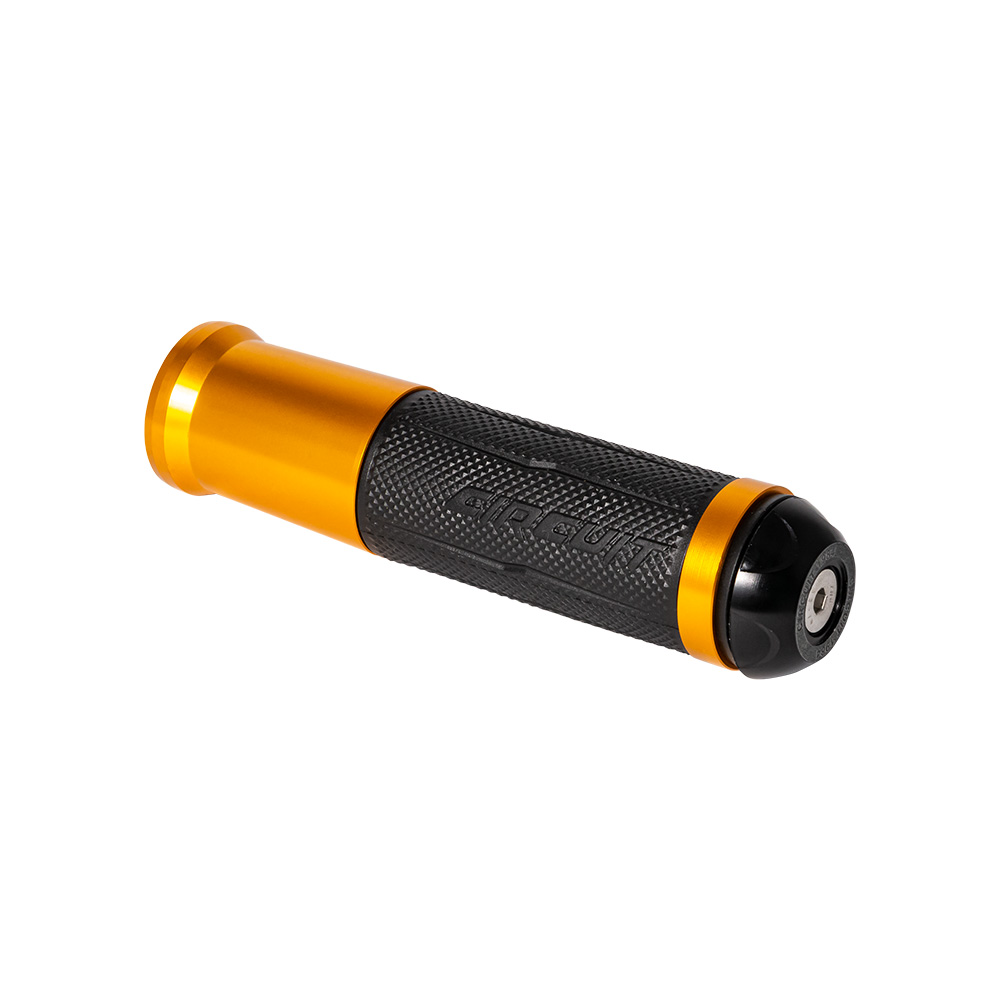 Manopla Circuit Silverstone Preto/Dourado