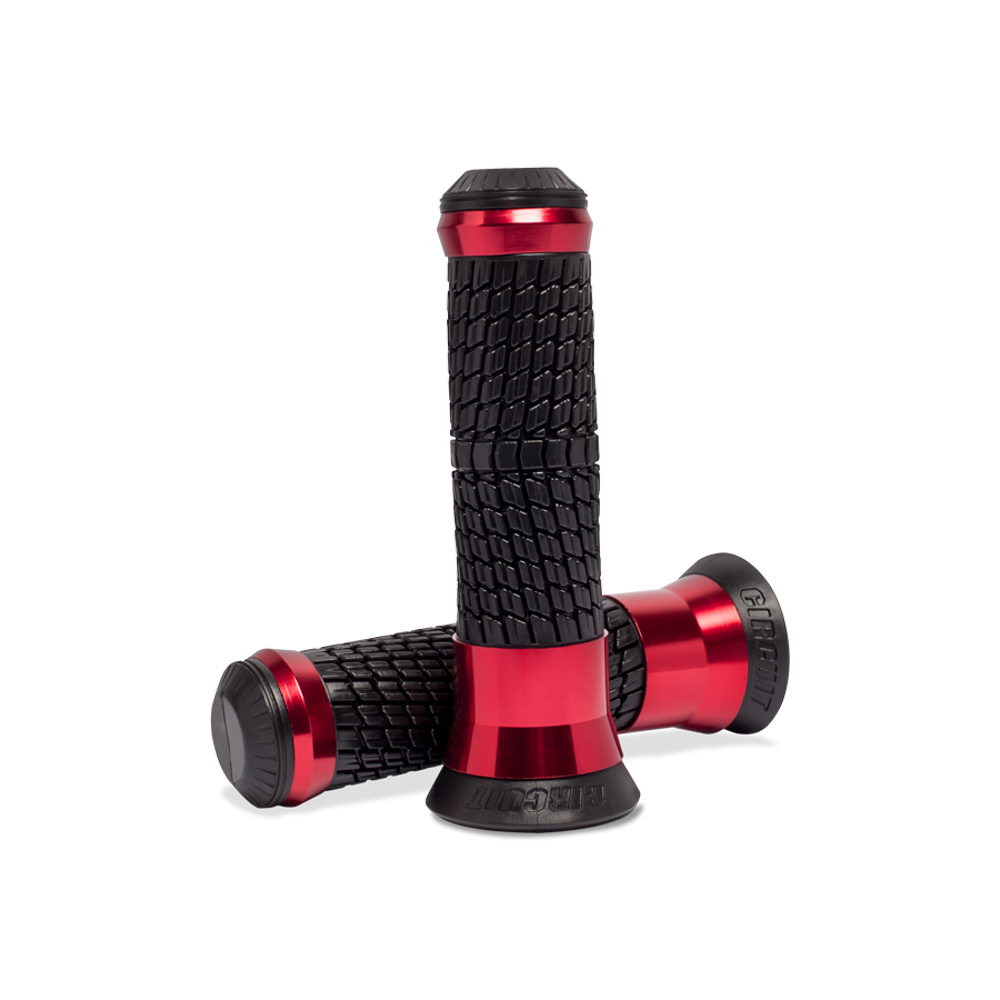 Manopla Circuit Storm Preto/Vermelho