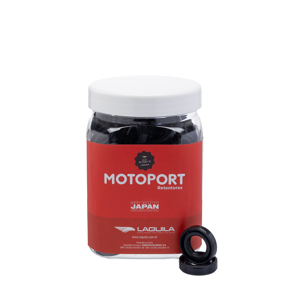 Retentor Eixo Partida (Pote C/100) MOTOPORT CG/ML/TUR 125.