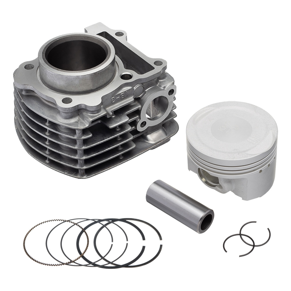 KIT Premium C/Cilindro Pistão KMP. Anel RIK YBR 125 17/ INJ.