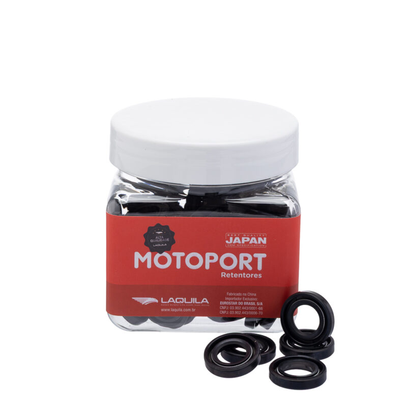 Retentor Eixo Câmbio (Pote C/100) MOTOPORT YBR 125.