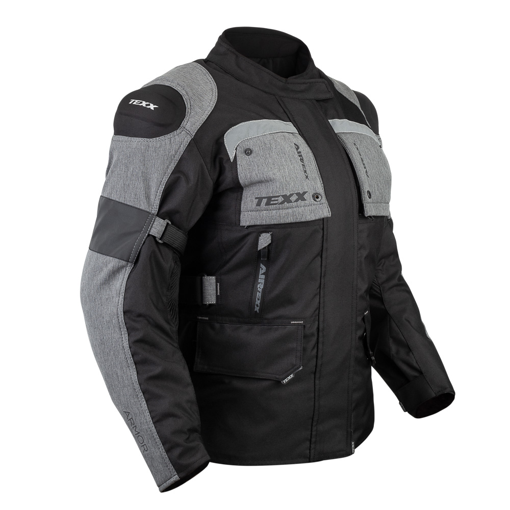 Jaqueta Texx Armor LD Fem Pret Cinz