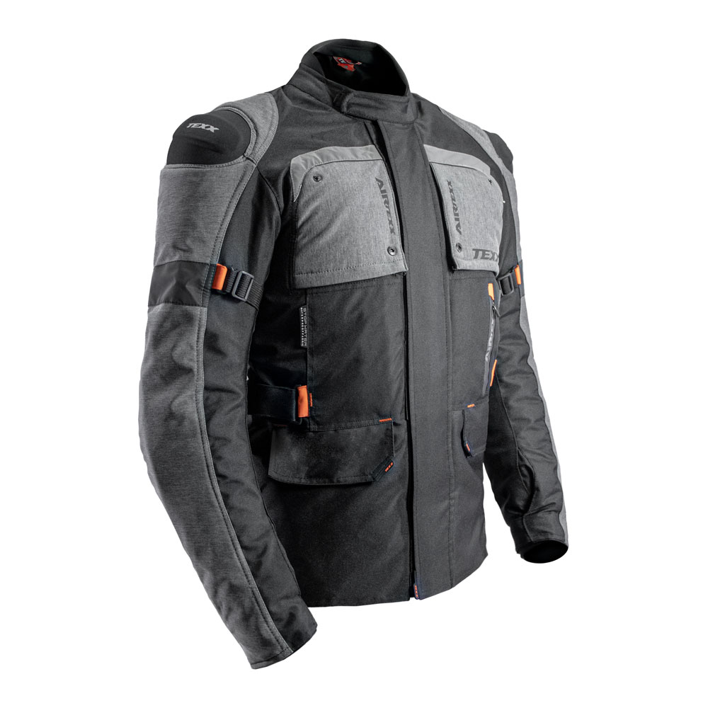 Jaqueta Texx Armor Masc Pret Cinz Laranj