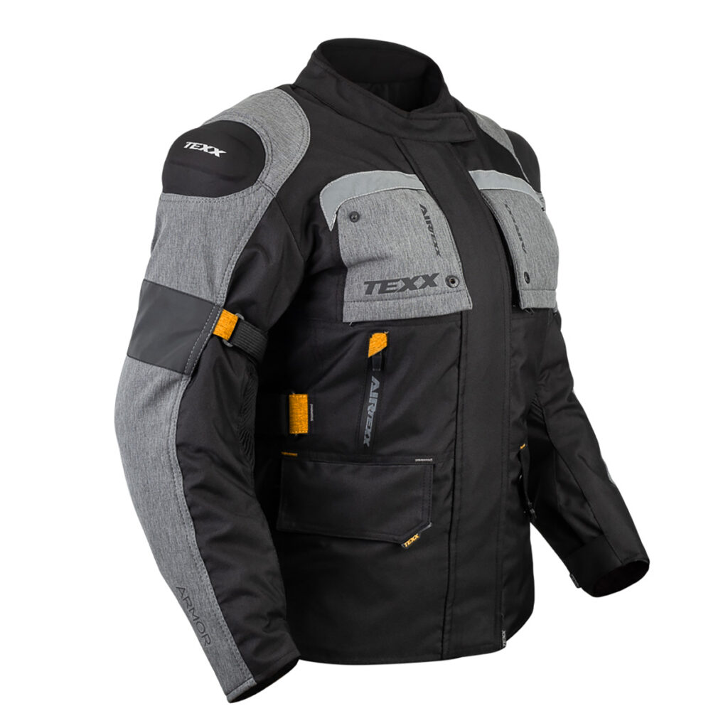Jaqueta Texx Armor LD Fem Pret Cinz Laranj