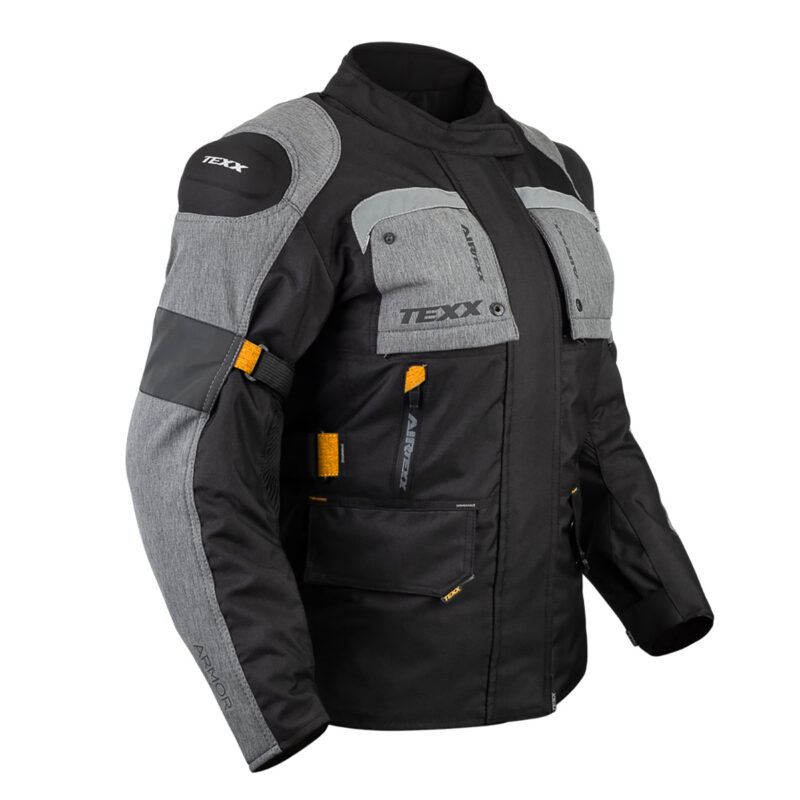 Jaqueta Texx Armor LD Fem Pret Cinz Laranj