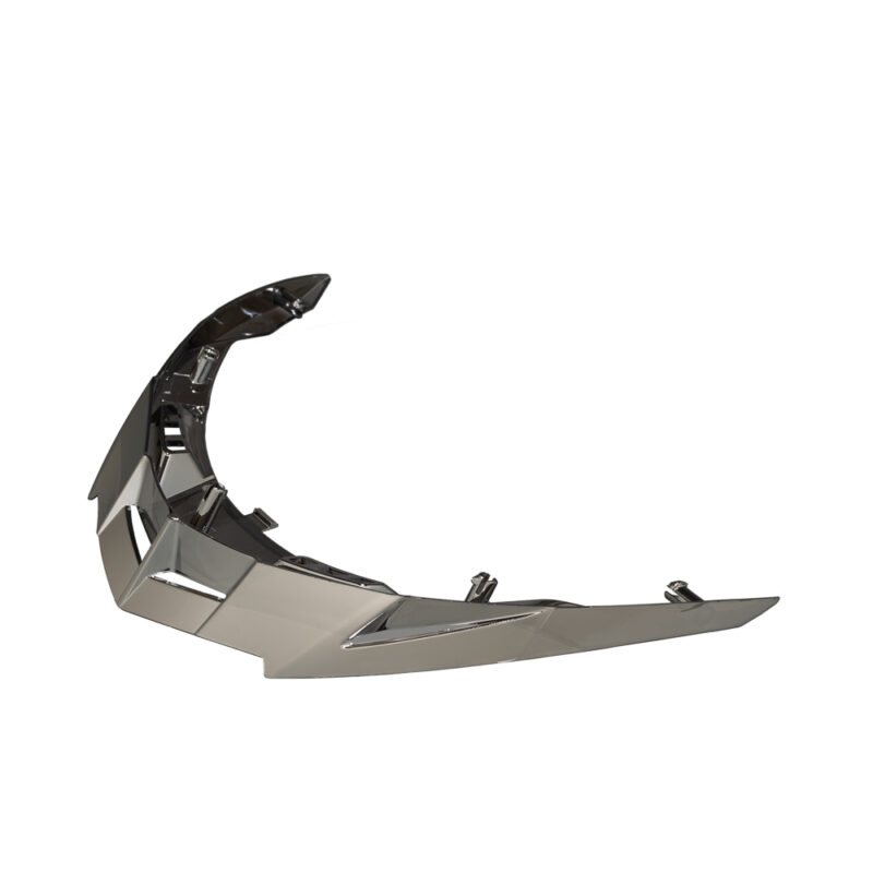 Spoiler Texx Espelhada Prata Mod. Raptor