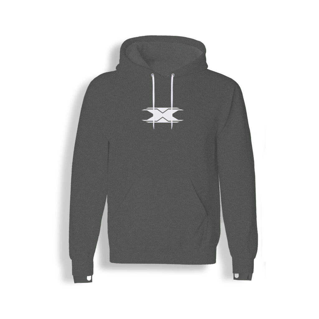Moletom Texx RACING Chumbo Mescla e Preto