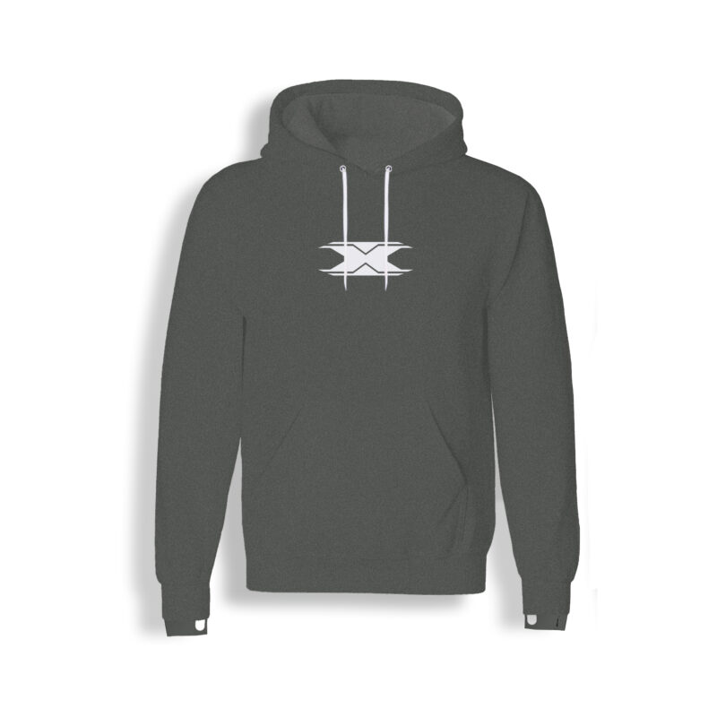 Moletom Texx RACING Chumbo Mescla e Preto