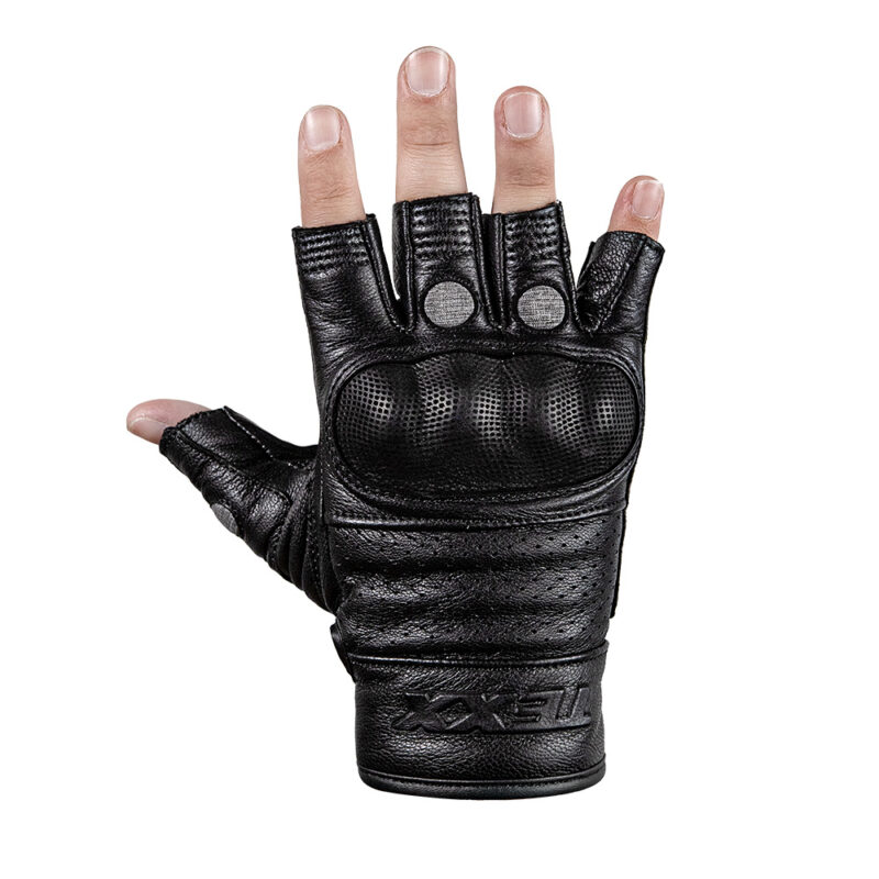 Luvas Texx Liberty Meio Dedo Pret