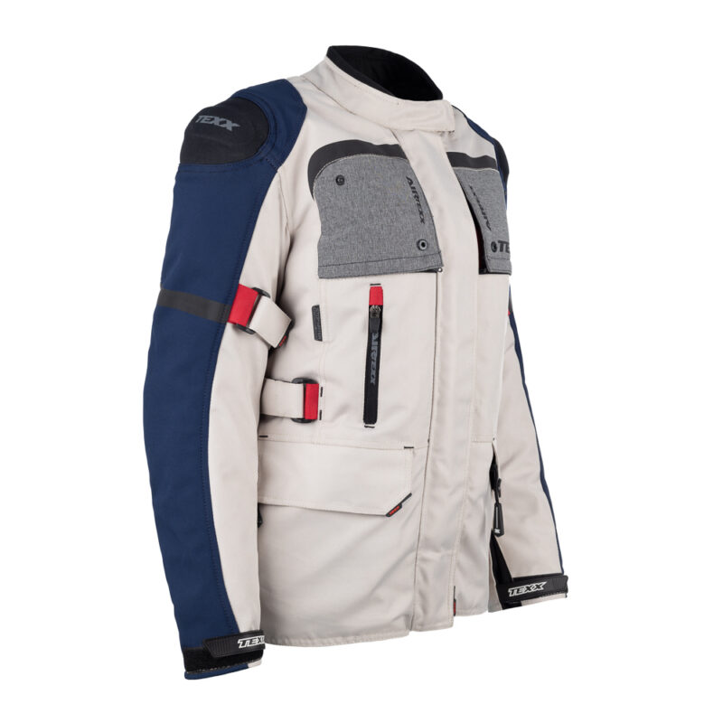 Jaqueta Texx Armor LD Fem Branc Azul Verm Cinz Xxl 2XL