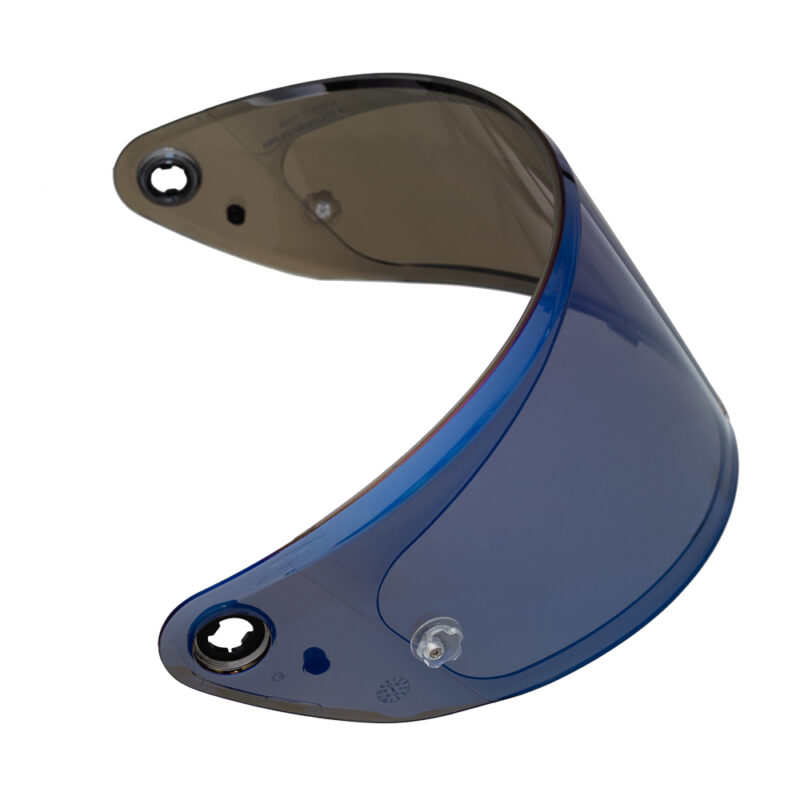 Máscara de Proteção Viseira Azul Iridium . Anti-Emb. Hjc Modelo Rpha 12