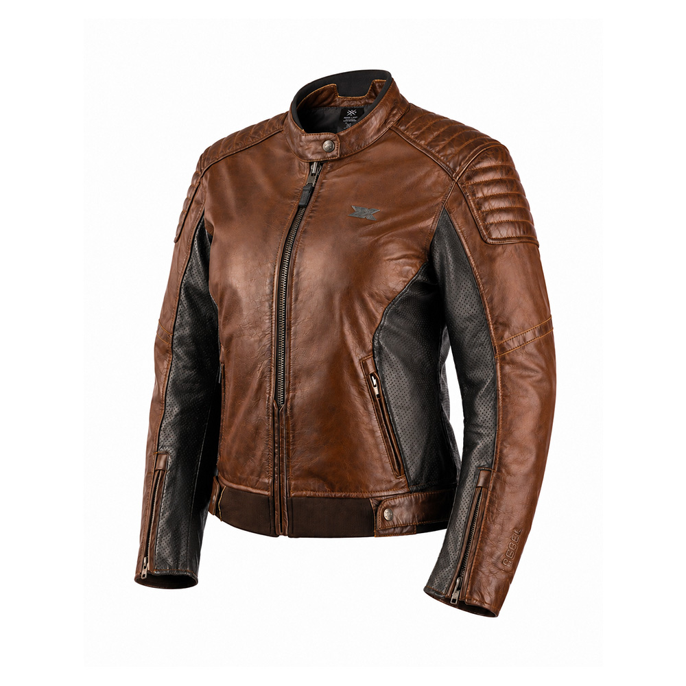 Jaqueta Texx Rebel Fem LD Marrom Xxl 2XL