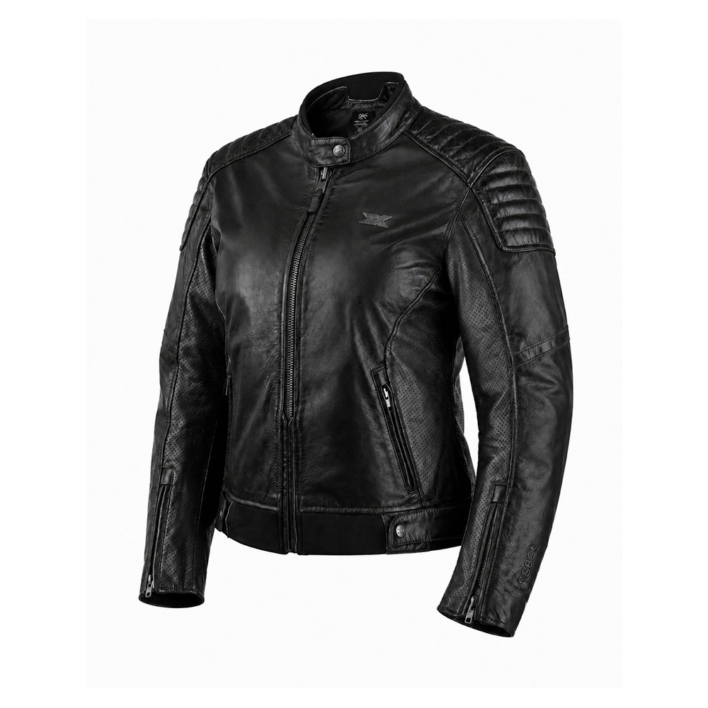 Jaqueta Texx Rebel Fem LD Pret Xxxxl 4XL