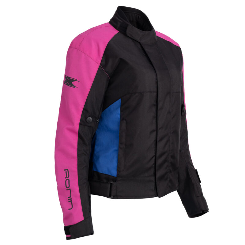 Jaqueta Texx Ronin V2 LD Fem Pret Rosa Azu