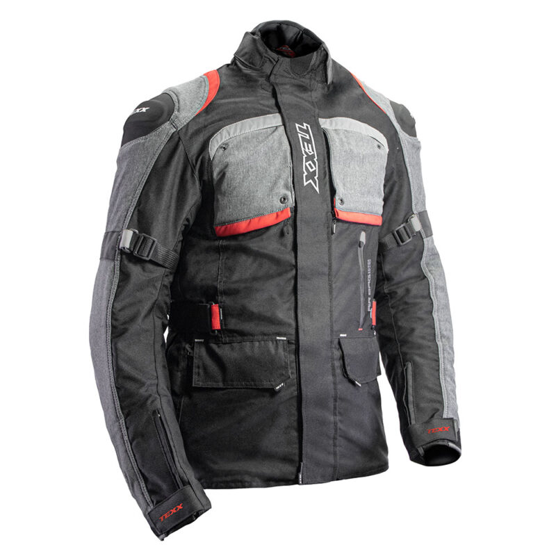 Jaqueta Texx Armor Airbag V2 Pret Cinz Verm Masc Xxl 2XL
