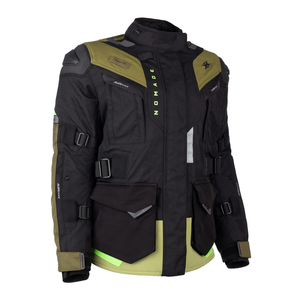 Jaqueta Texx Nomade LD Fem Pret Verd Xxxxl 4XL