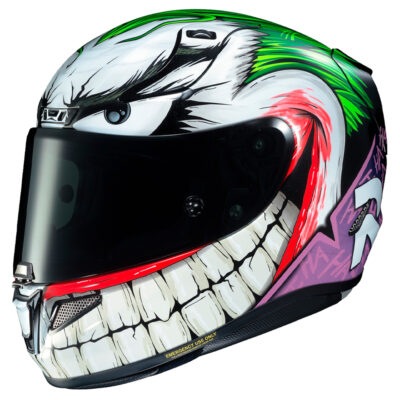 Capacete Hjc Rpha 11 DC Joker Verde e Roxo