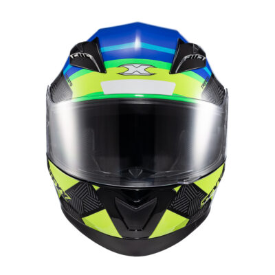 Capacete Texx Strike Trento Amare/Verd Bril