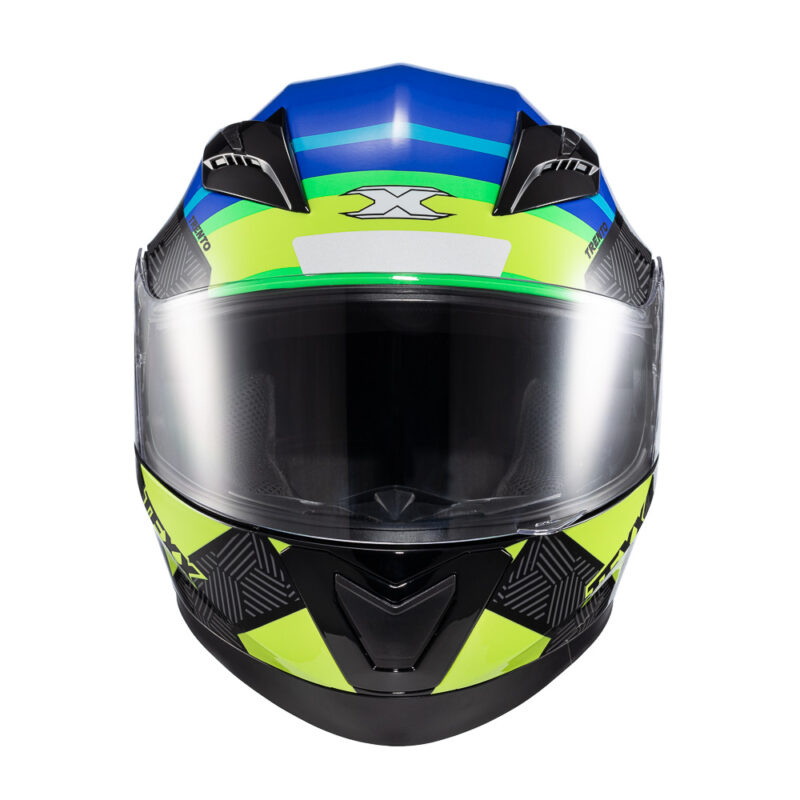Capacete Texx Strike Trento Amare/Verd Bril