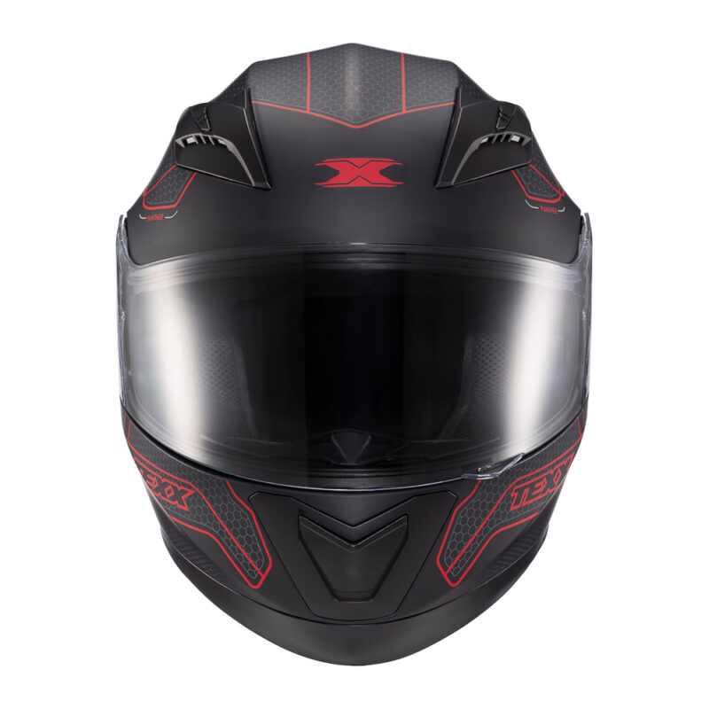 Capacete Texx Strike Panther Verm Fosc 62