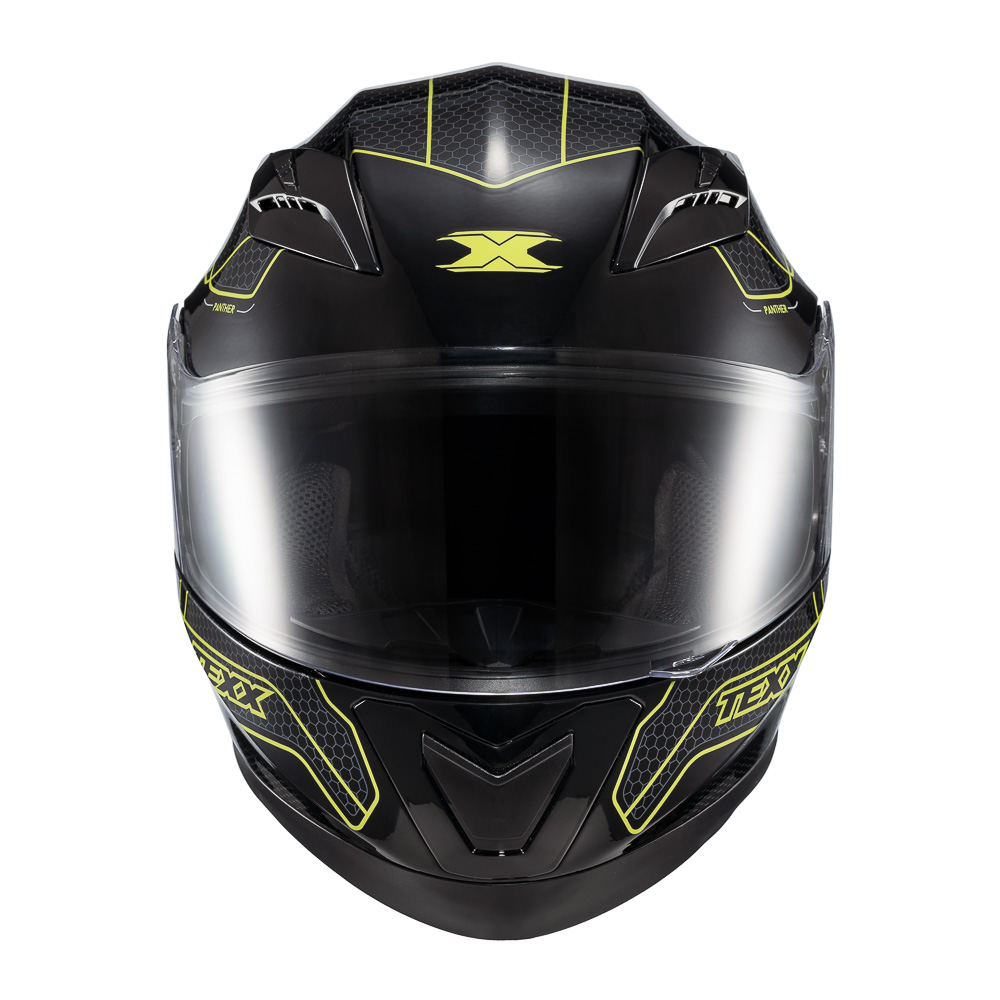 Capacete Texx Strike Panther Verd Bril