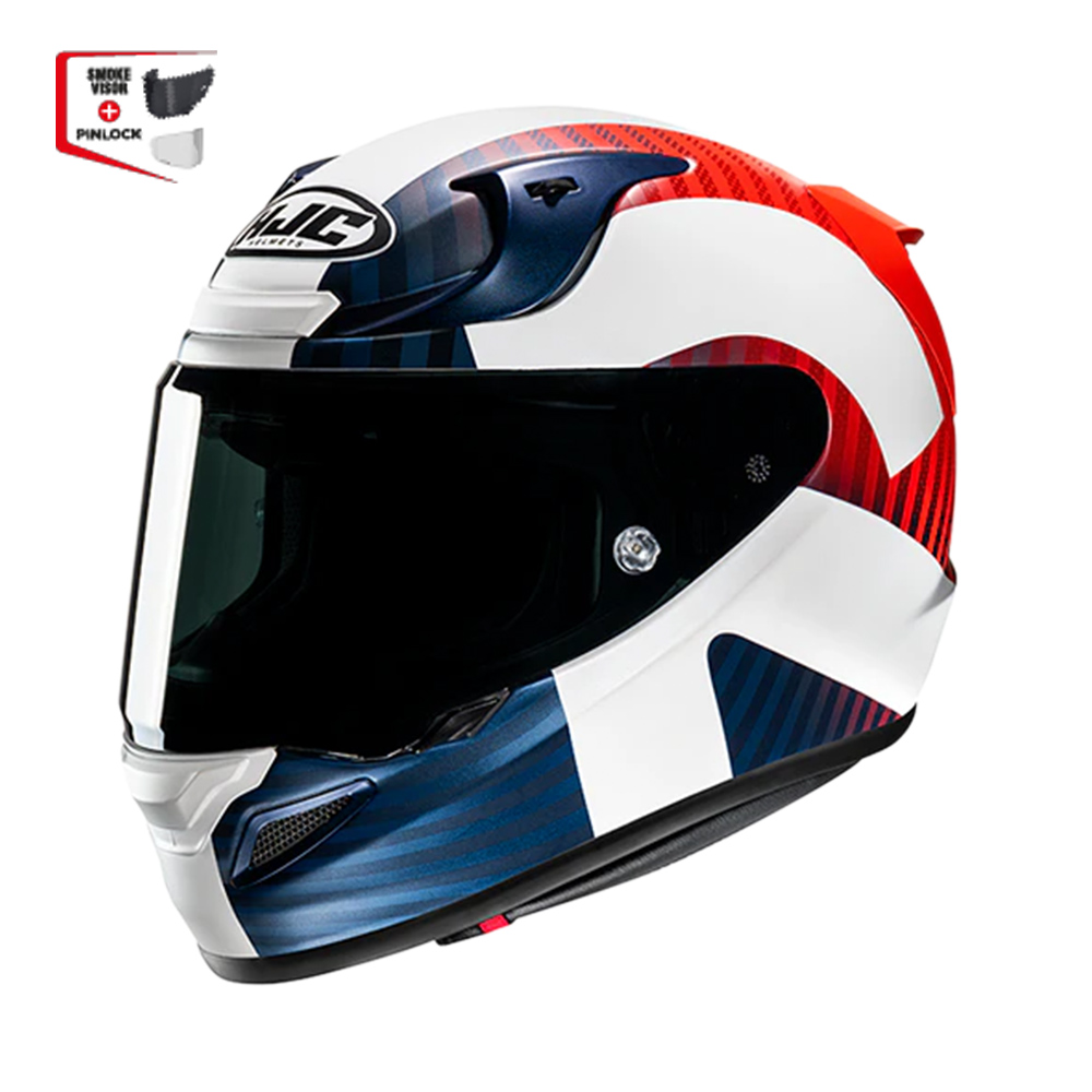 Capacete Hjc Rpha 12 Ottin Azu Verm Branc