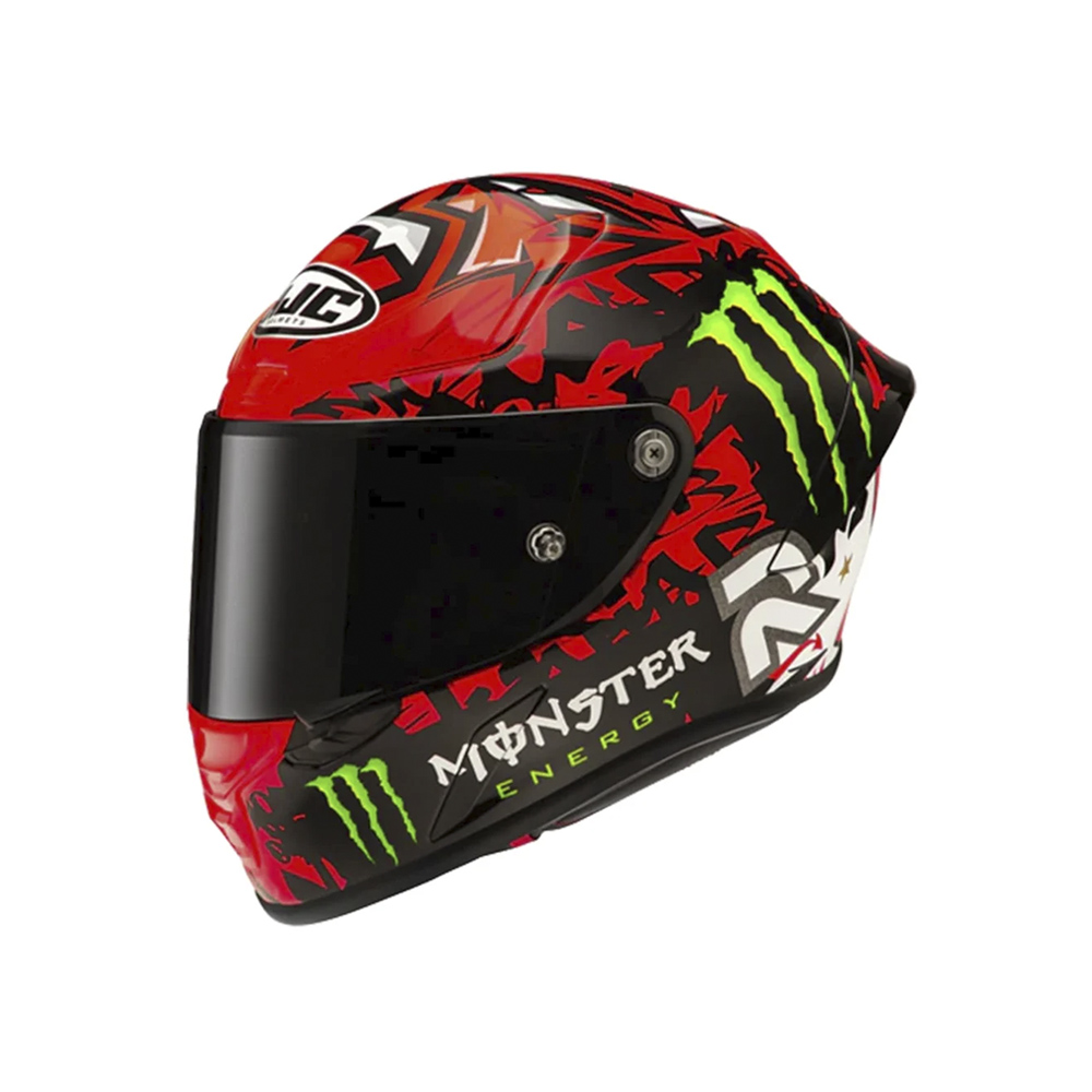 Capacete Hjc Rpha 1 Quartararo Repl Vermelho Preto Branc