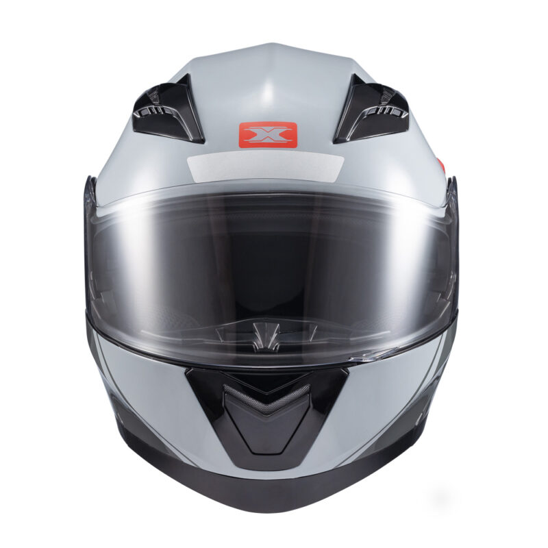 Capacete Texx Esc Gladiator V3 Makan Cinz Verm Bril