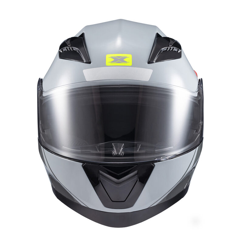 Capacete Texx Esc Gladiator V3 Makan Cinz Verd Bril