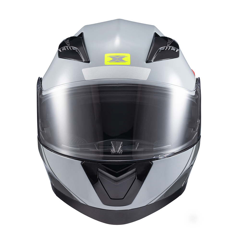 Capacete Texx Esc Gladiator V3 Makan Cinz Verd Bril