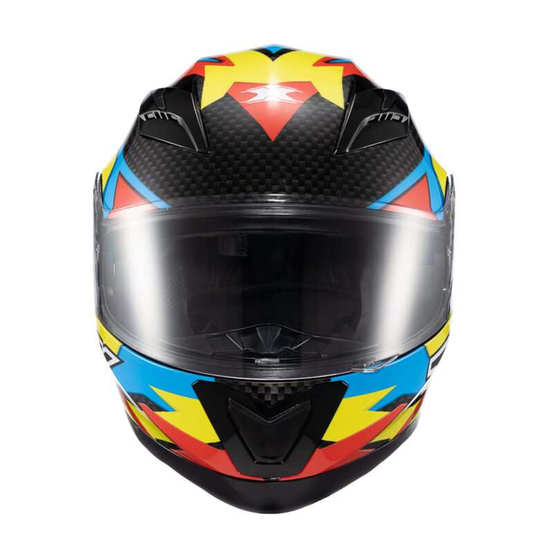 Capacete Texx Strike Ride Azu Verd Verm Pret Bril