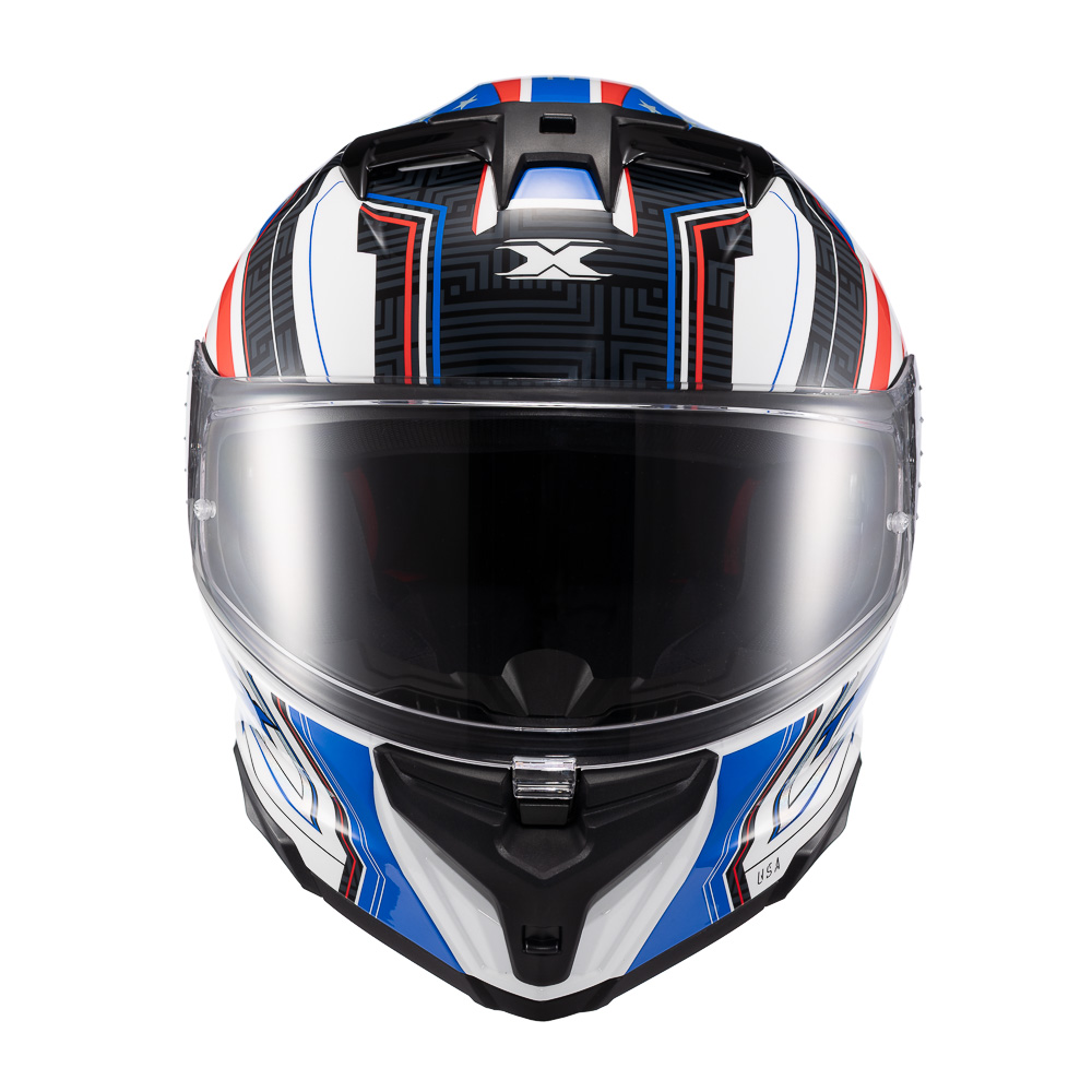 Capacete Texx Fecha Kaiman Flag Usa Bril