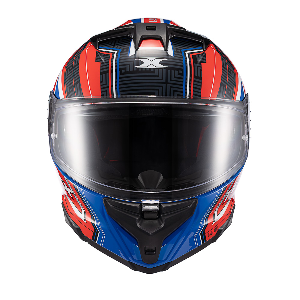 Capacete Texx Fecha Kaiman Flag UK Bril