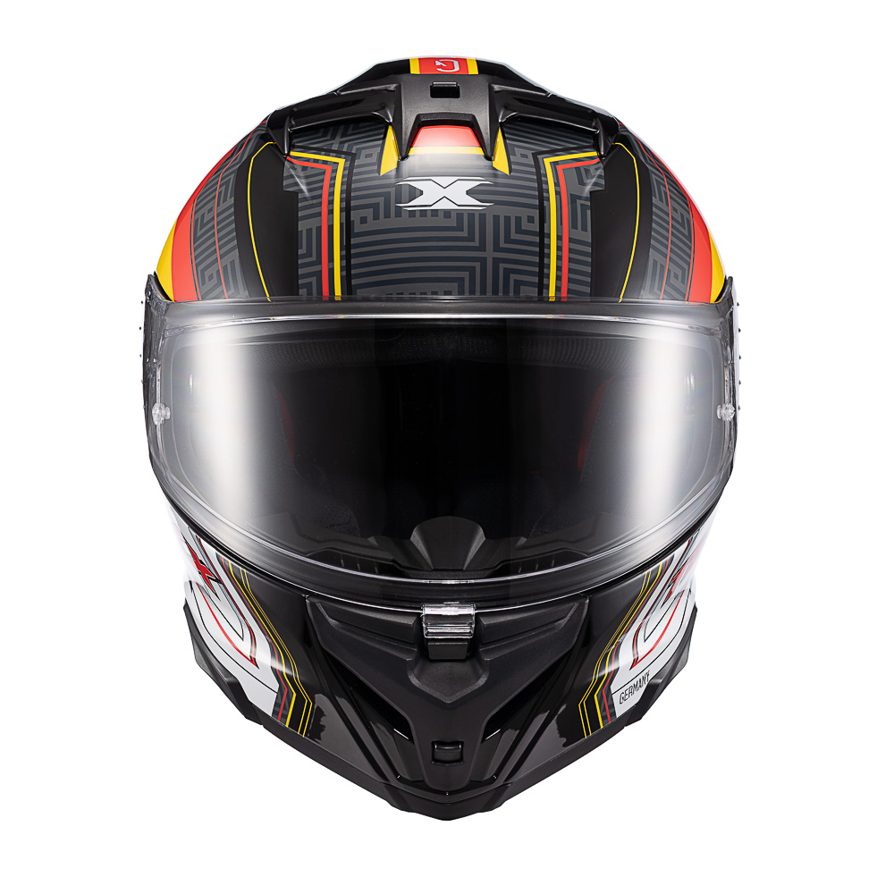 Capacete Texx Fecha Kaiman Flag Alemanha Bril