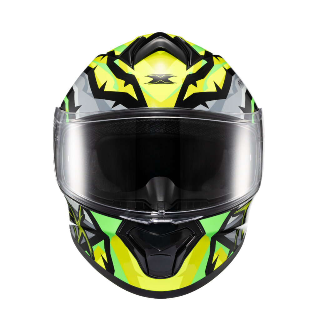 Capacete Texx Fechado Spihe Maasai Cinza Verde