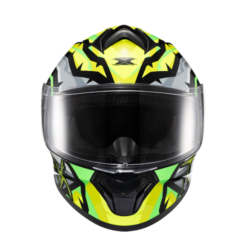 Capacete Texx Fechado Spihe Maasai Cinza Verde