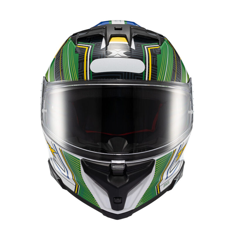 Capacete Texx Fechado Kaiman Flag Brasil Bril