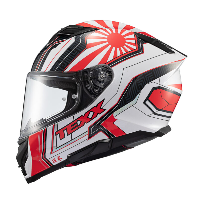Capacete Texx Fechado Kaiman Flag Japão Bril